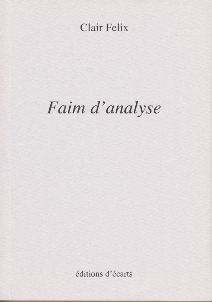 Faim d'analyse