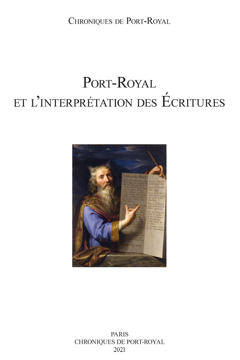 PORT-ROYAL ET L'INTEPRETATION DES ECRITURES