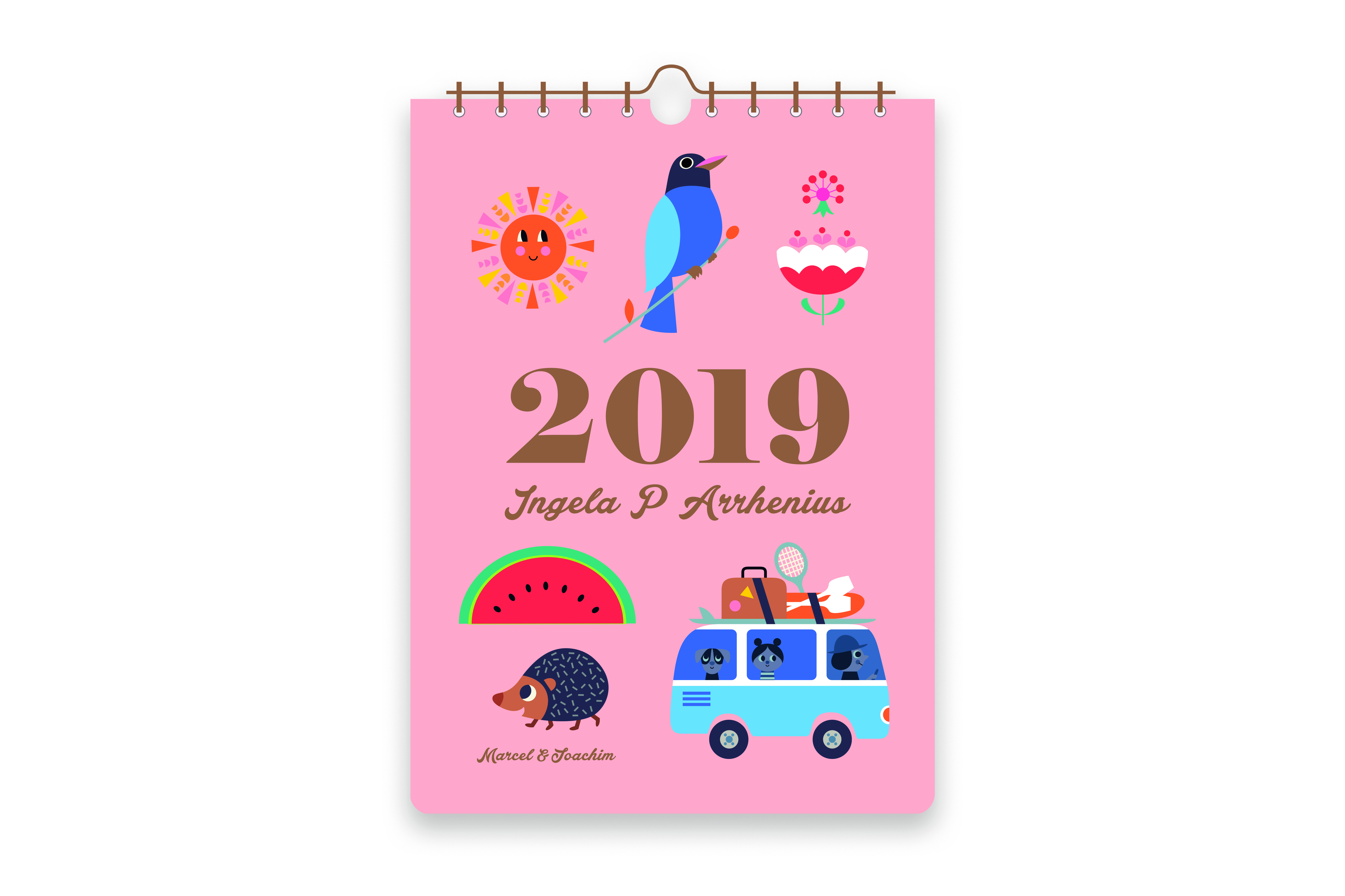 CALENDRIER 2019 INGELA P ARRHENIUS