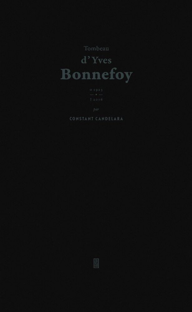 Tombeau d'Yves Bonnefoy