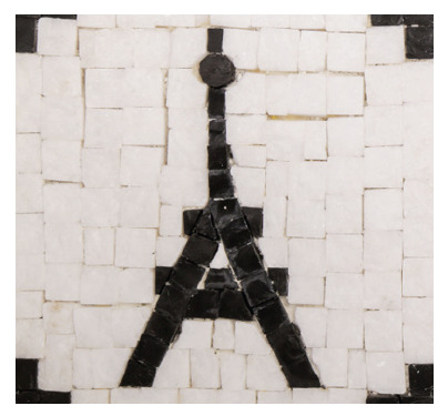 Kit Mosaîque complet 100 naturelles  Tour Eiffel  MINI 12X12 MOSAIKIT