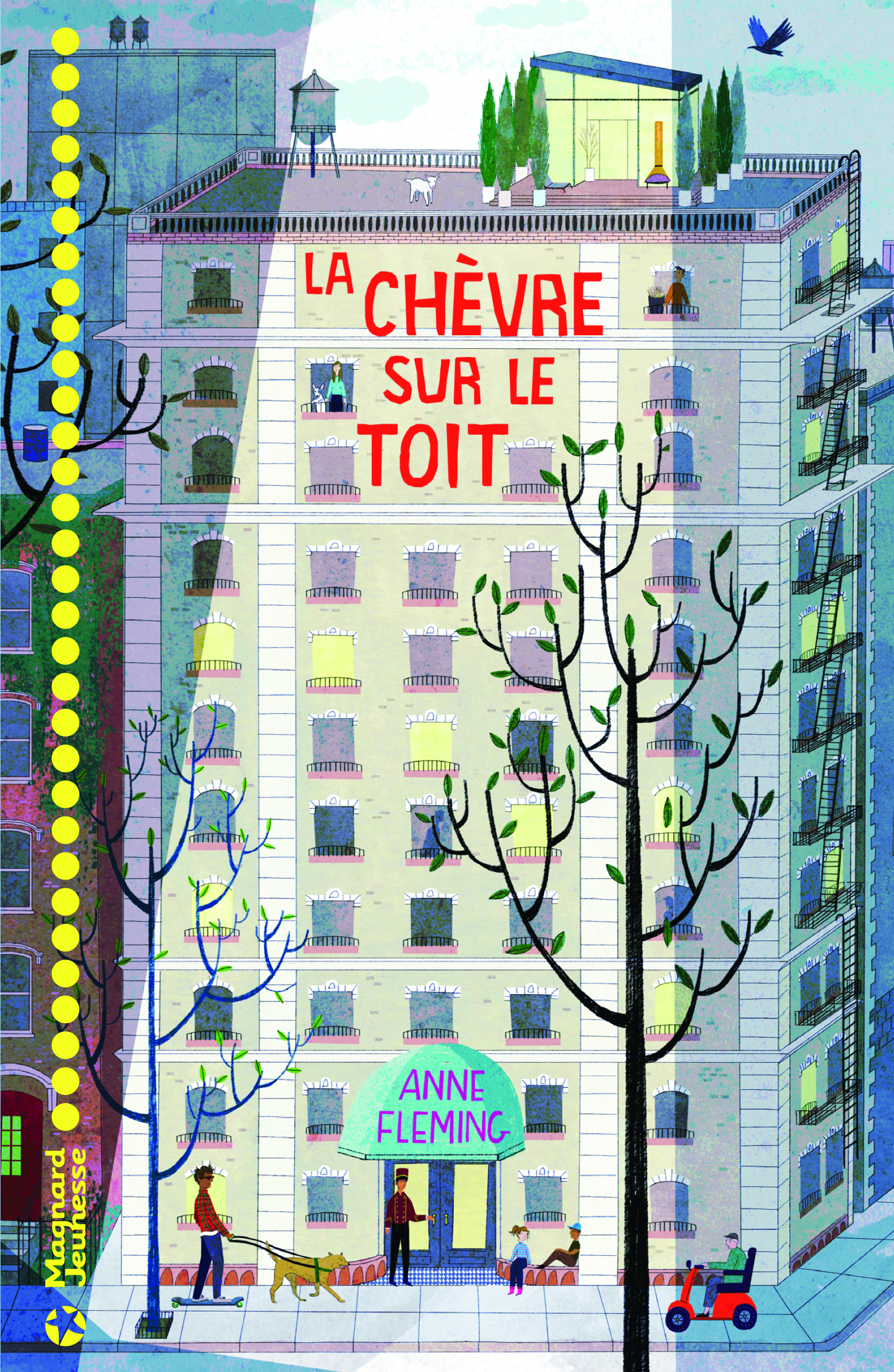 La chèvre sur le toit