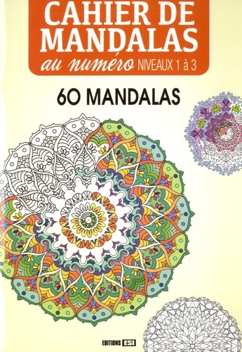 CAHIER DE MANDALA AU NUMERO - NIVEAUX 1 A 3