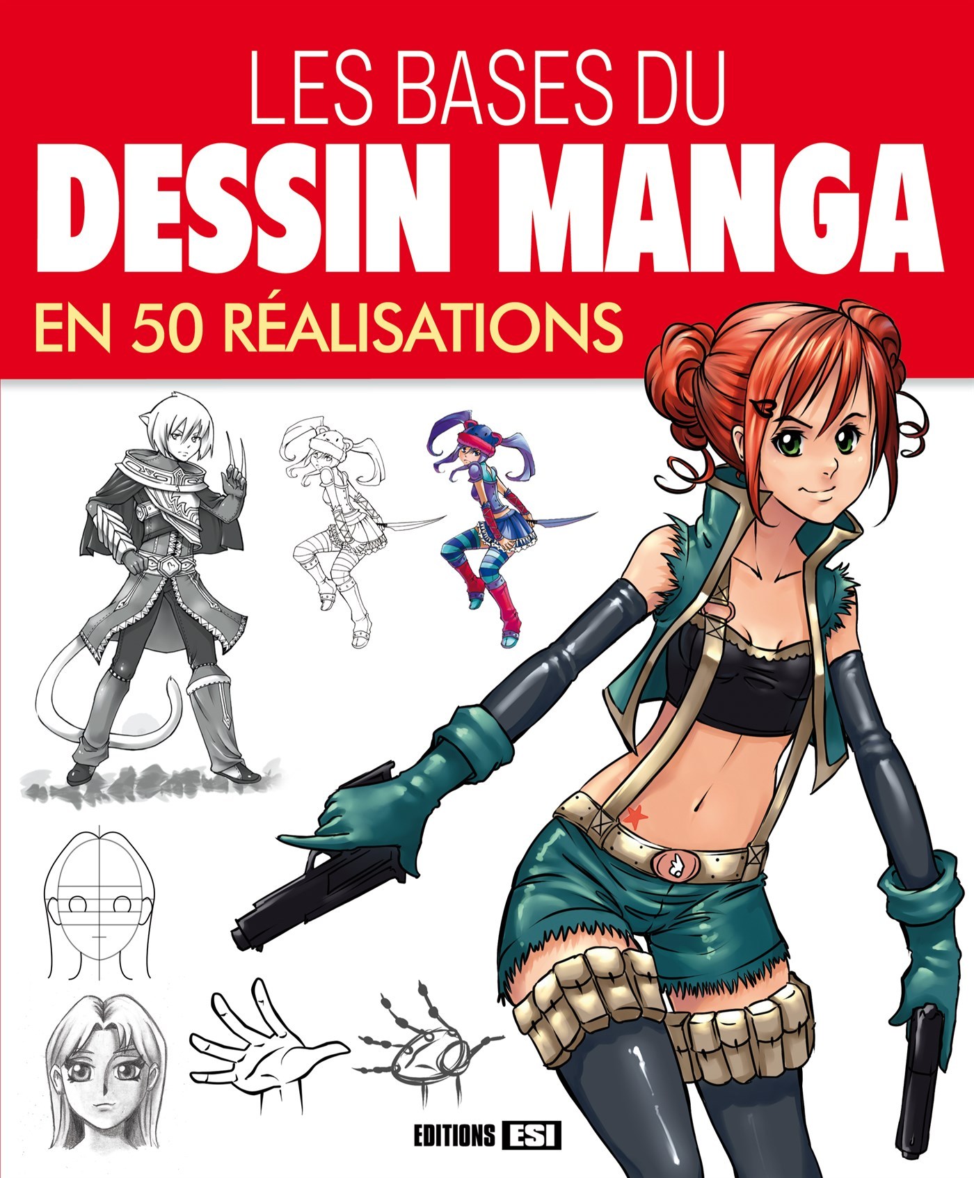 bases du dessin manga en 50 realisations (les)