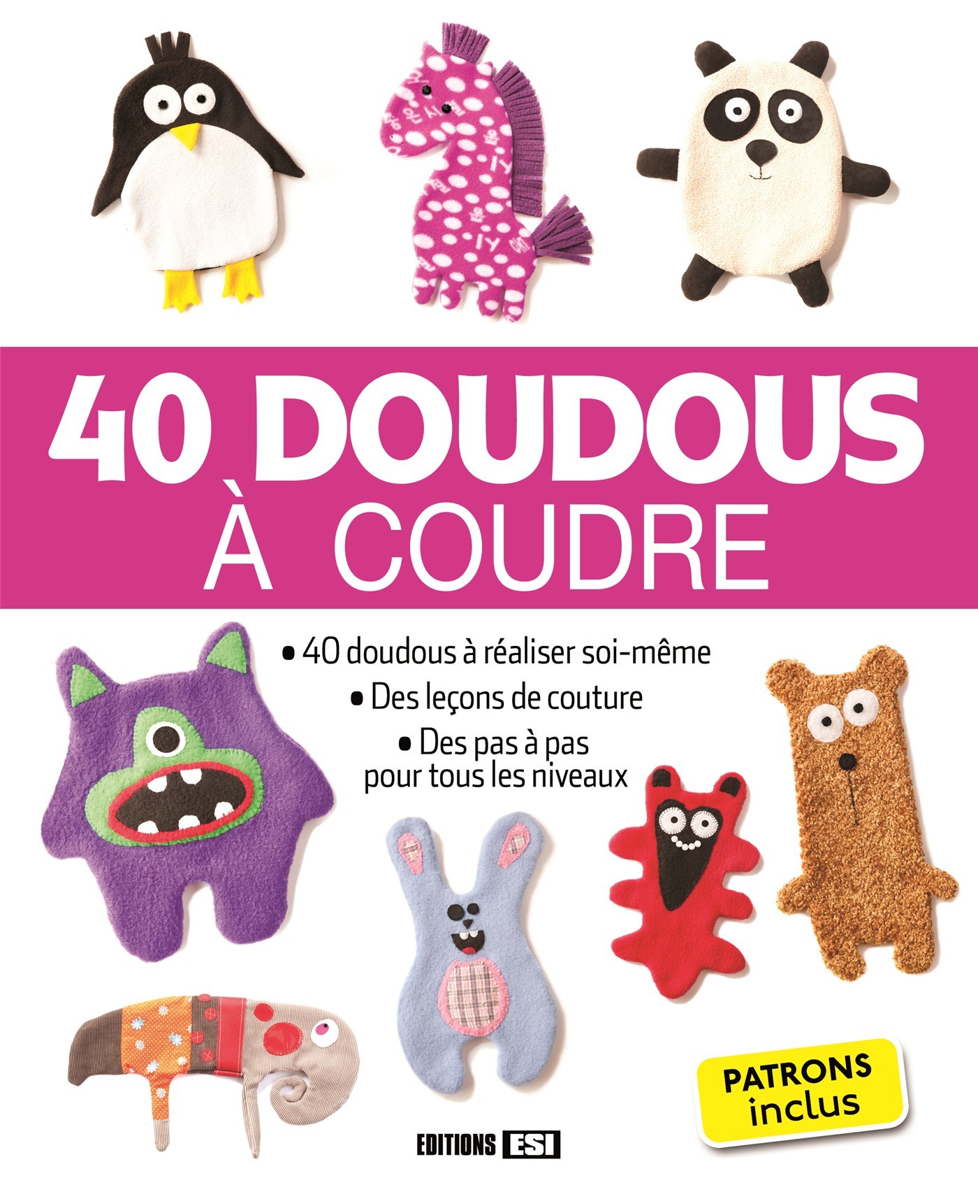 40 doudous a coudre