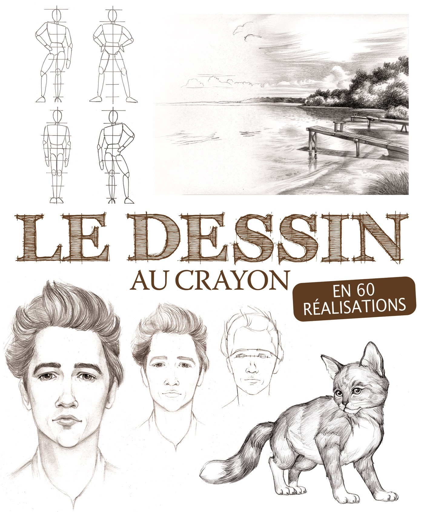dessin au crayon en 60 realisations (le)