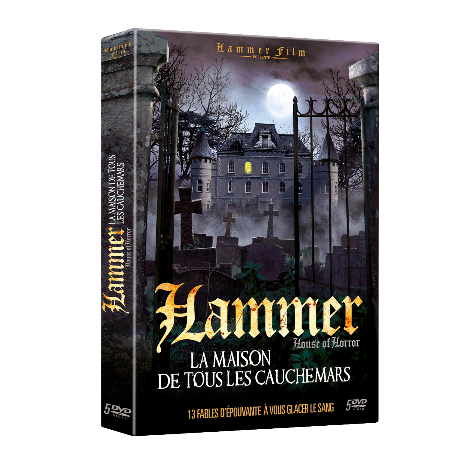 HAMMER - MAISON DE TOUS LES CAUCHEMARS - 13 EPISODES -  5 DVD