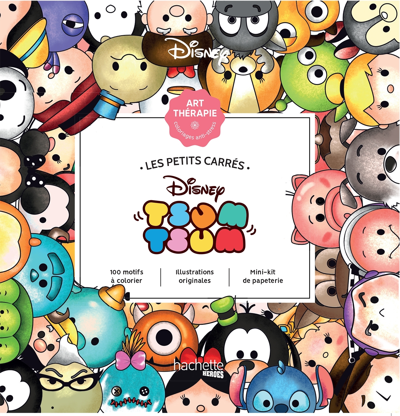 Les Petits Carrés d'Art-thérapie Disney Tsum Tsum