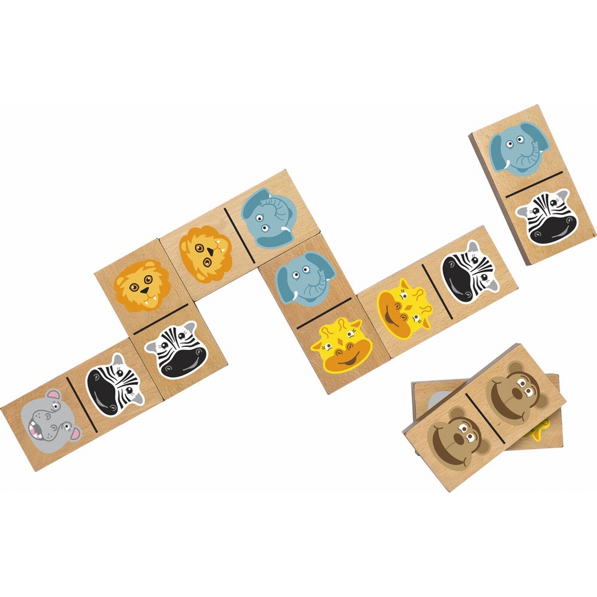 Giant dominos animaux