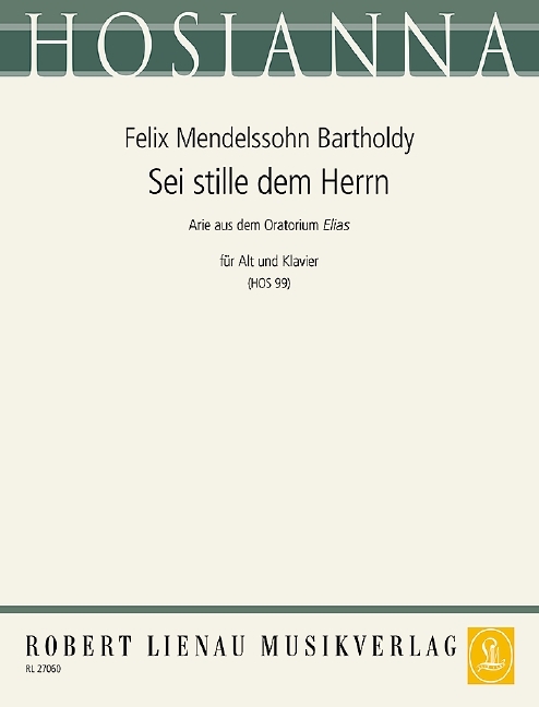 Sei stille dem Herrn