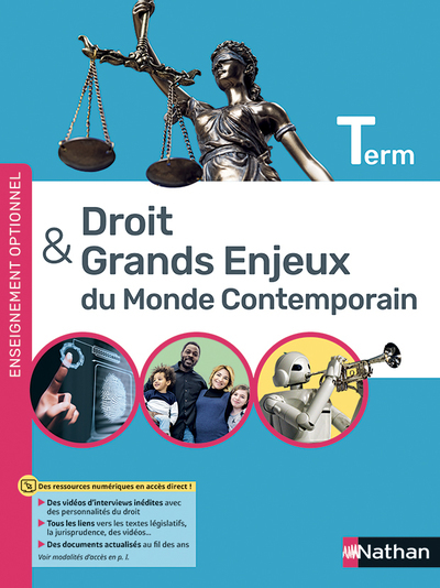 Droit et grands enjeux du monde contemporain - Terminale - Manuel - 2021
