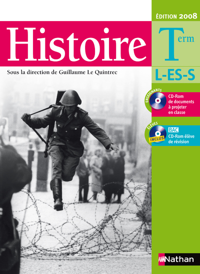 LE QUINTREC/HISTOIRE TER L,ES,S 2008 + CD-ROM ELEVE INCLUS