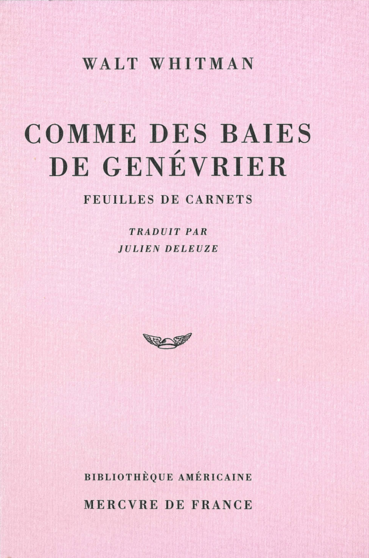 Comme des baies de genévrier
