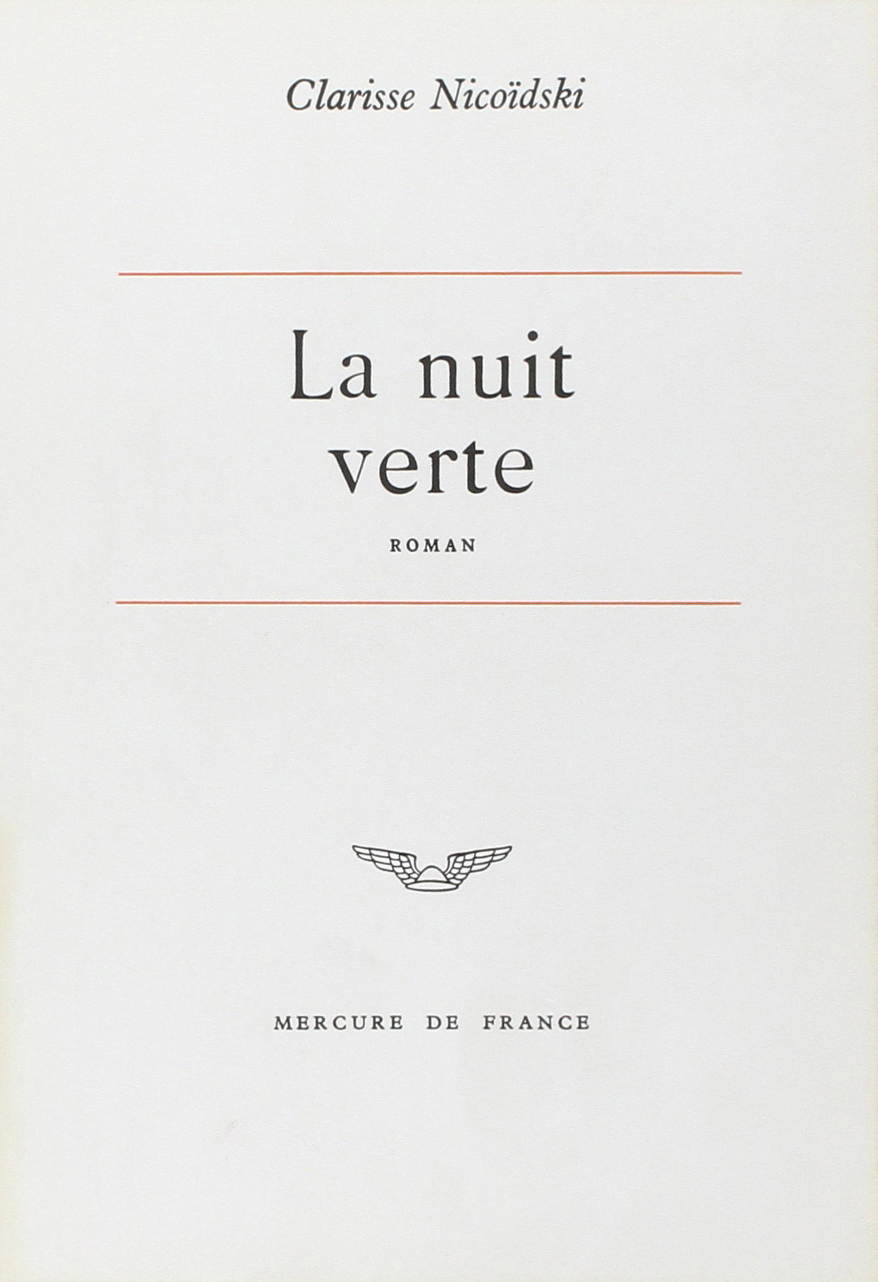 La nuit verte