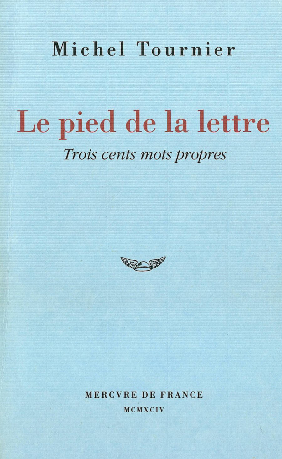 Le pied de la lettre