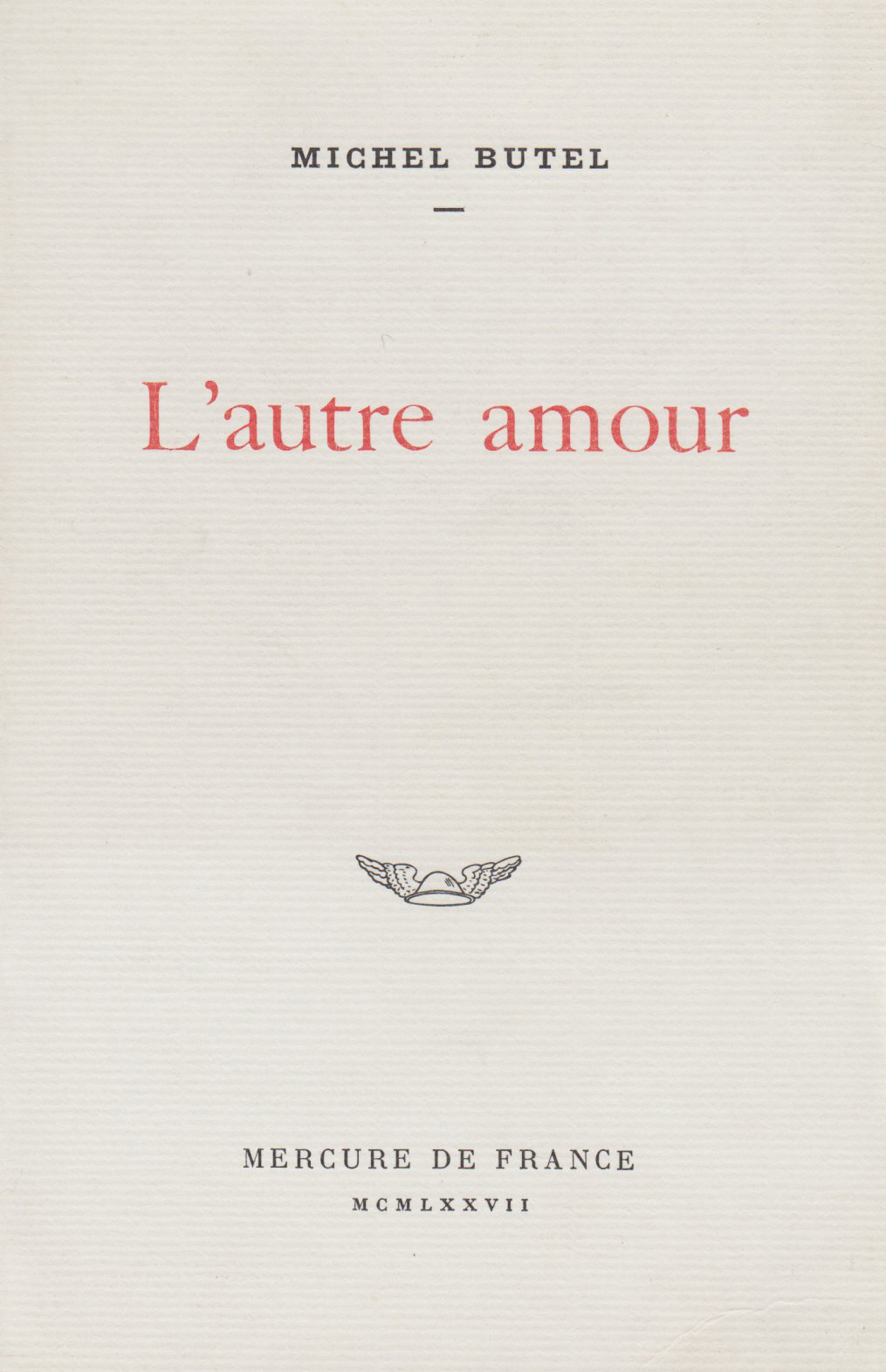 L'autre amour
