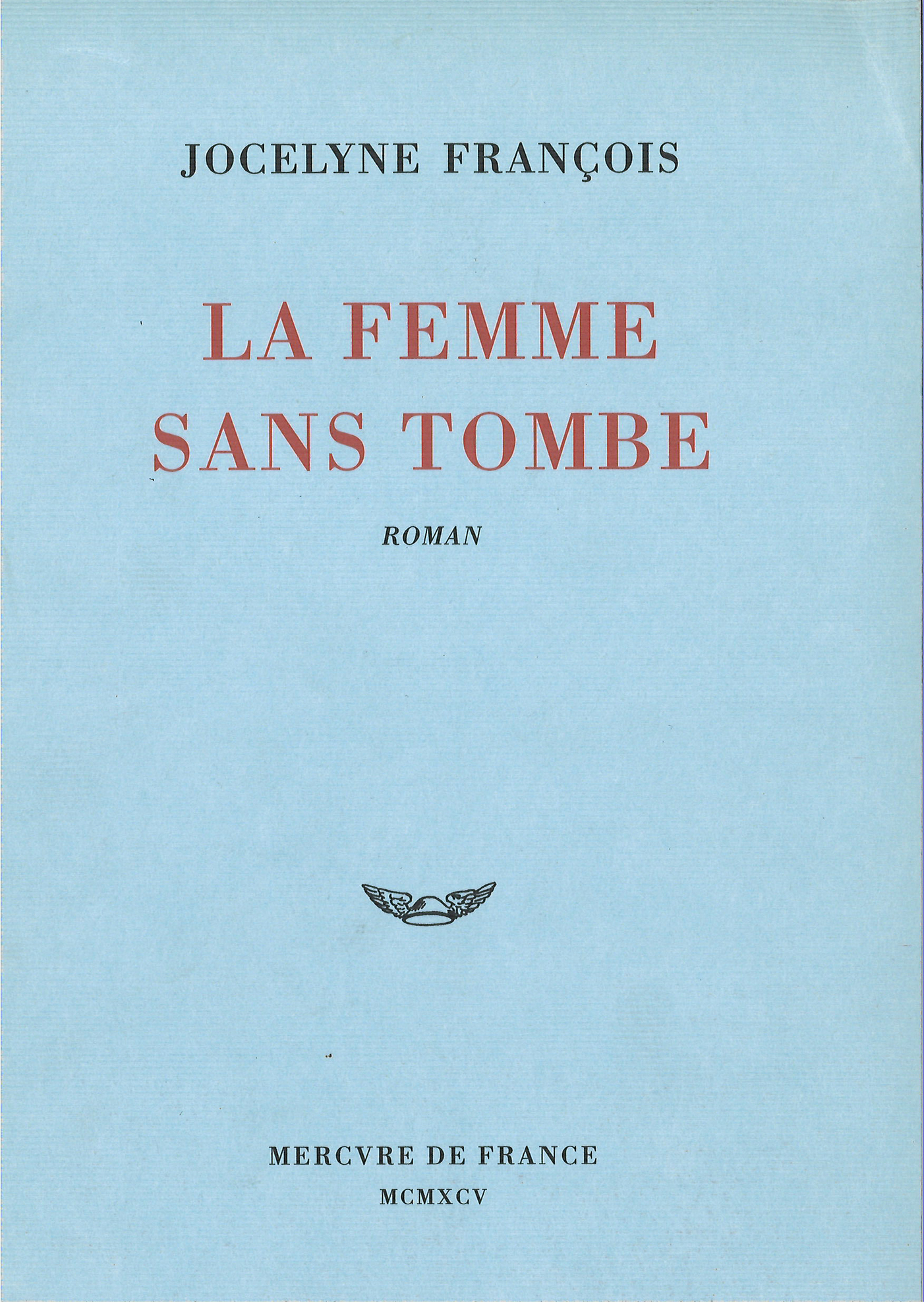 La femme sans tombe