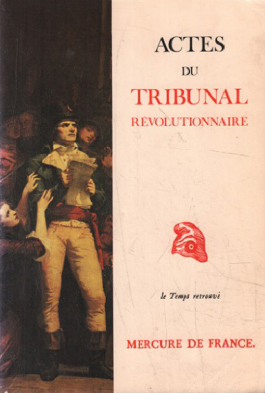 Actes du Tribunal révolutionnaire