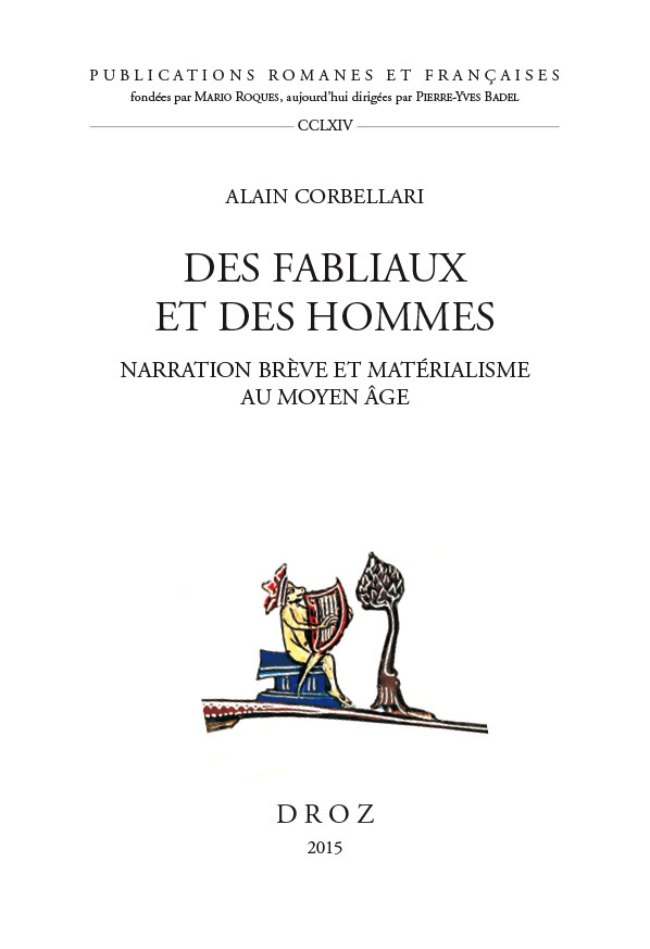 DES FABLIAUX ET DES HOMMES