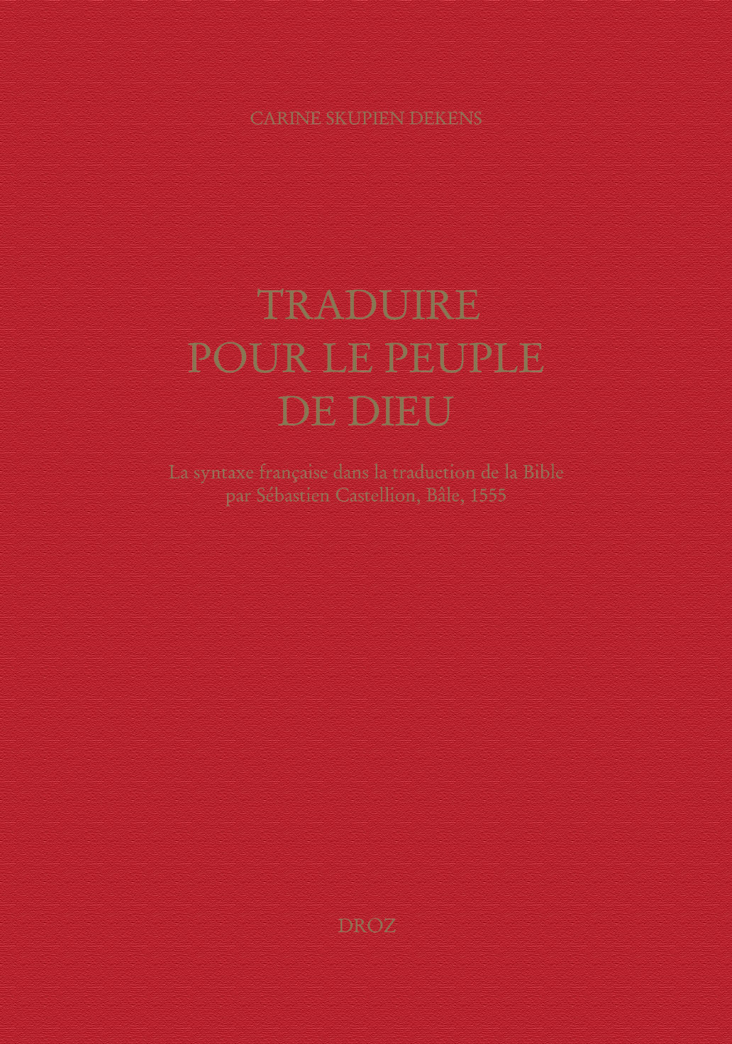 TRADUIRE POUR LE PEUPLE DE DIEU