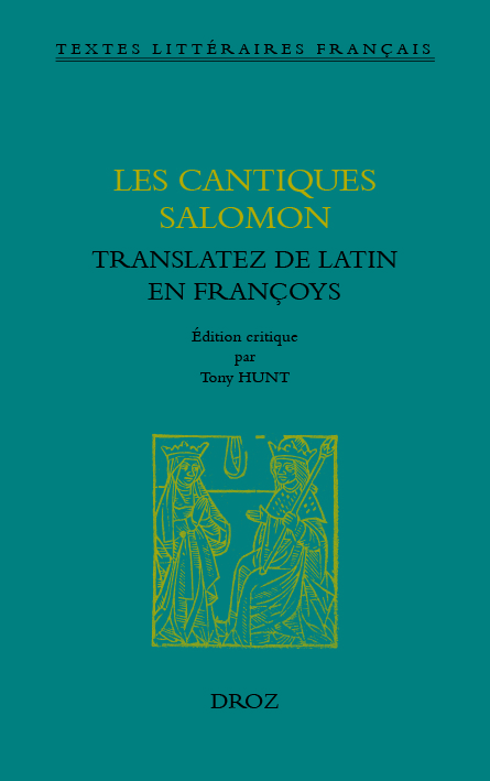 Les cantiques Salomon translatez de latin en françoys