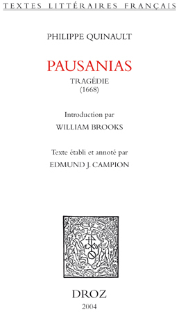 PAUSANIAS : TRAGEDIE, 1668
