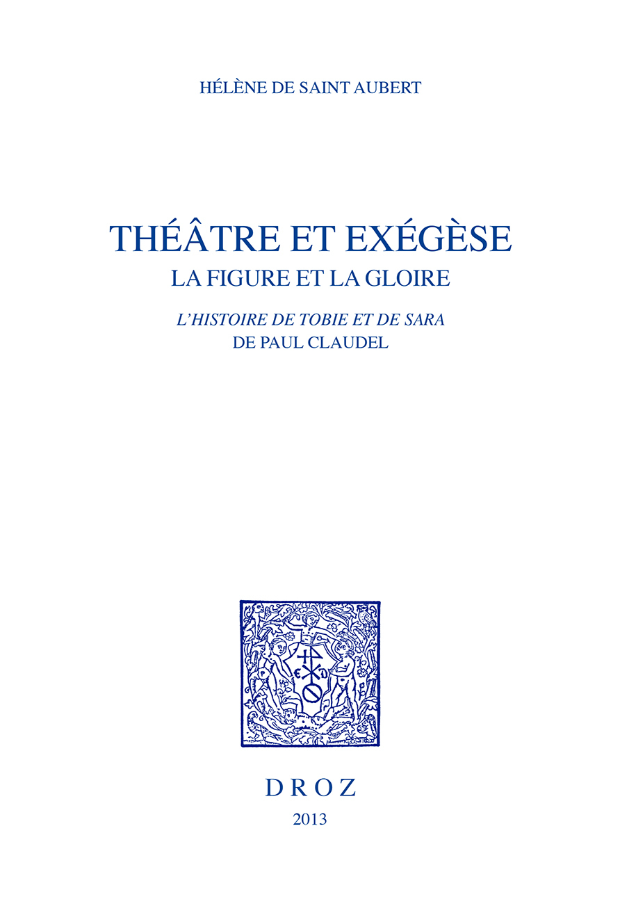 THEATRE ET EXEGESE
