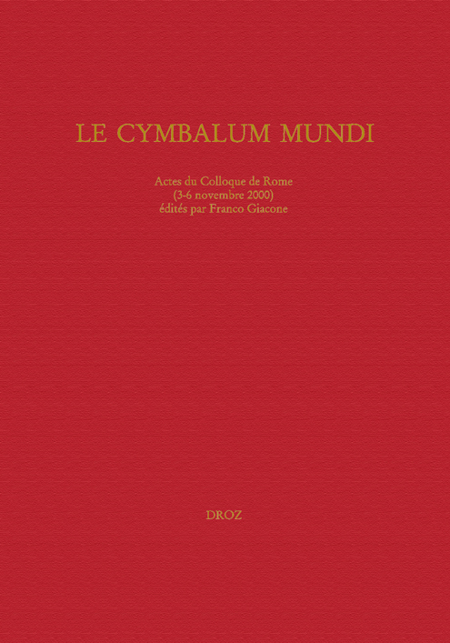 LE "CYMBALUM MUNDI"