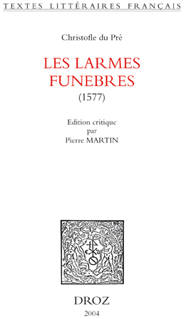 LES LARMES FUNEBRES : 1577