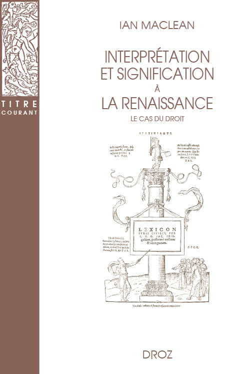 INTERPRÉTATION ET SIGNIFICATION À LA RENAISSANCE