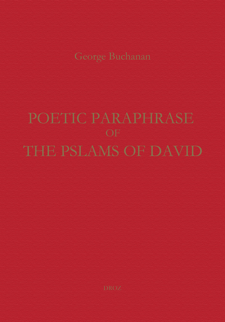 POETIC PARAPHRASE OF THE PSALMS OF DAVID