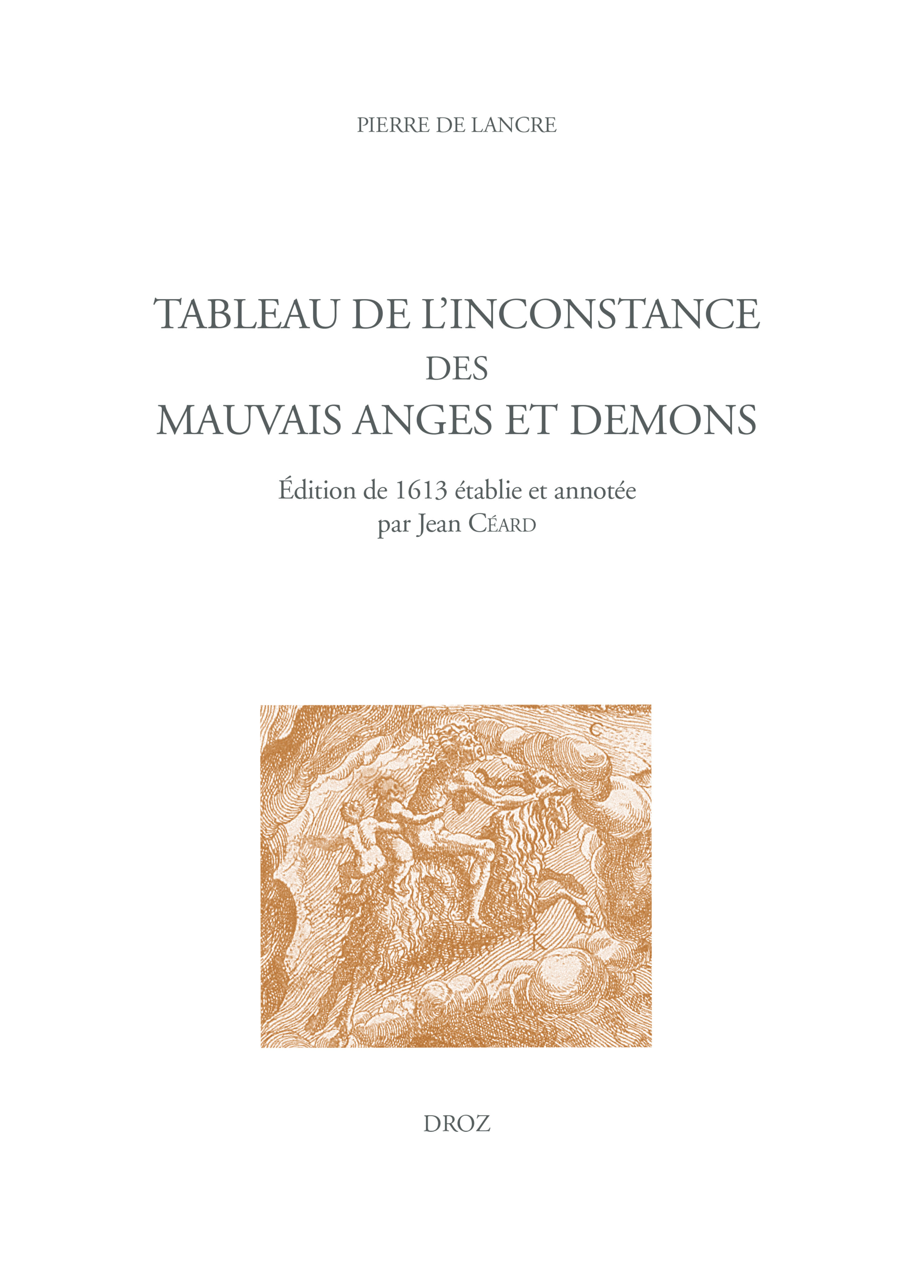 Tableau de l'inconstance des mauvais anges et demons