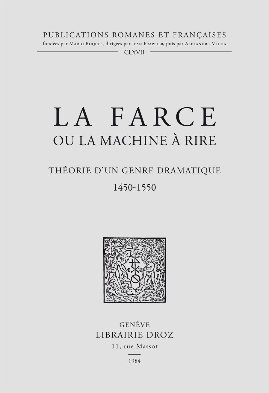 LA FARCE OU LA MACHINE A RIRE