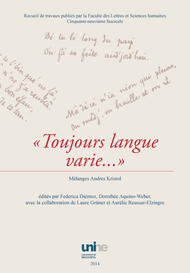 'TOUJOURS LANGUE VARIE...'