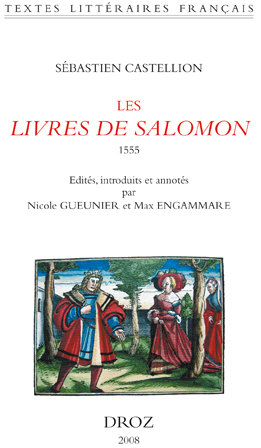 LES LIVRES DE SALOMON : PROVERBES, ECCLESIASTE, CANTIQUE DES CANTIQUES 1555