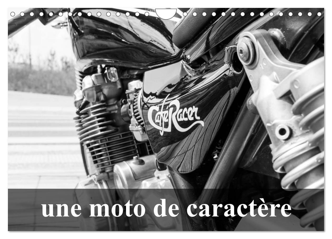 Une moto de caractère (Calendrier mural 2024 DIN A4 vertical), CALVENDO calendrier mensuel
