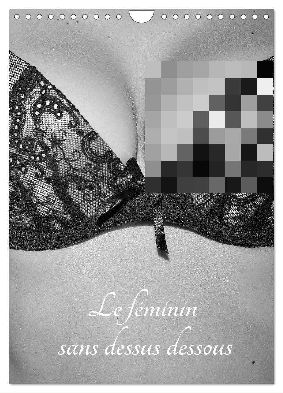Le féminin sans dessus dessous (Calendrier mural 2024 DIN A4 horizontal), CALVENDO calendrier mensuel