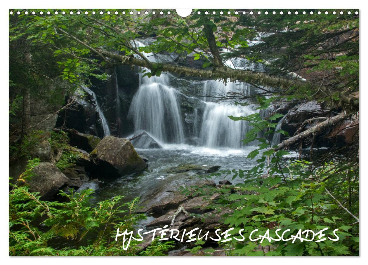 MYSTÉRIEUSES CASCADES (Calendrier mural 2024 DIN A3 vertical), CALVENDO calendrier mensuel