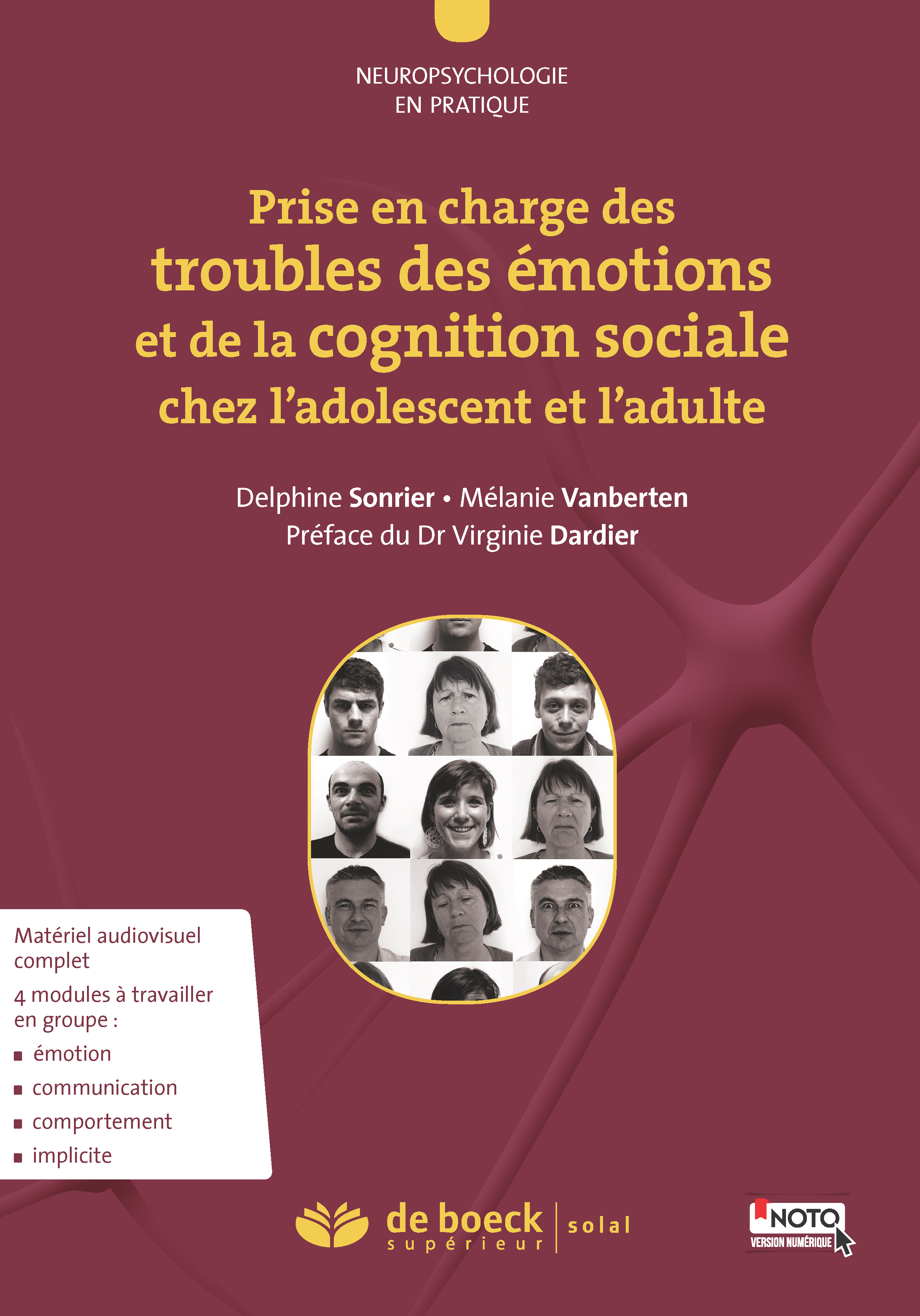 Prise en charge des troubles des émotions et de la cognition sociale chez l'adolescent et l'adulte