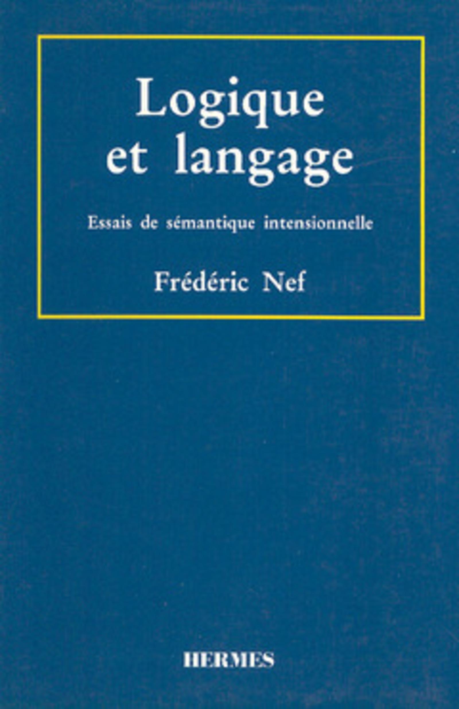 Logique et langage