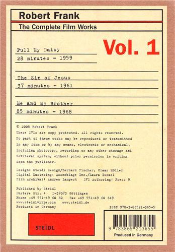 Robert Frank The Complete Film Works Vol. 1 (DVD) /anglais
