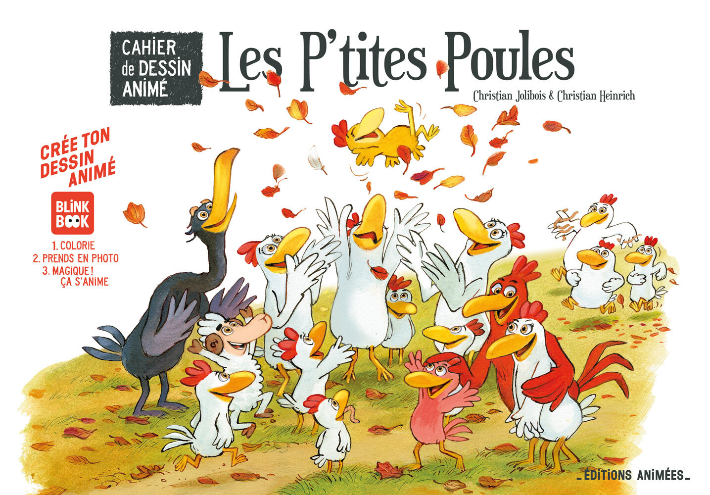 Les P'tites Poules Cahier de Dessin Animé