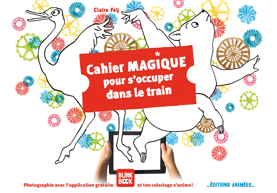 Cahier Magique pour s'occuper dans le train
