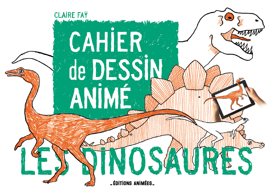 Les Dinosaures Cahier de Dessin Animé