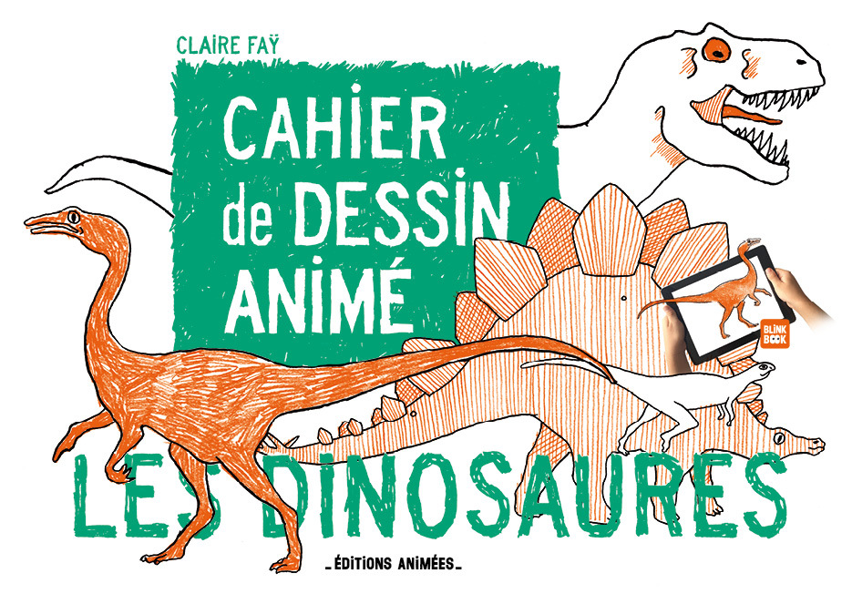 Les Dinosaures Cahier de Dessin Animé