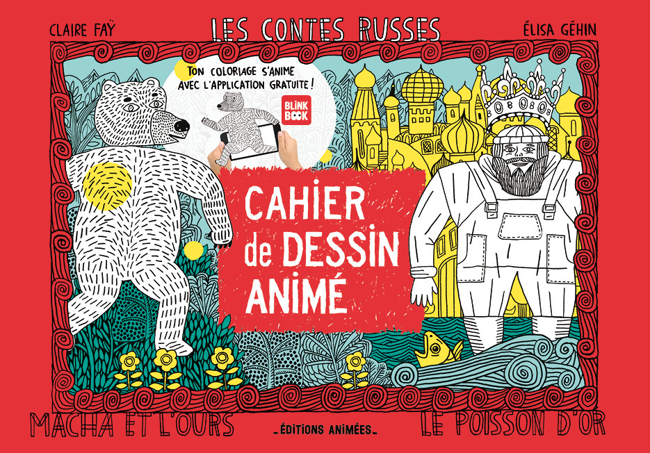 Cahier de Dessin Animé Les Contes Russes