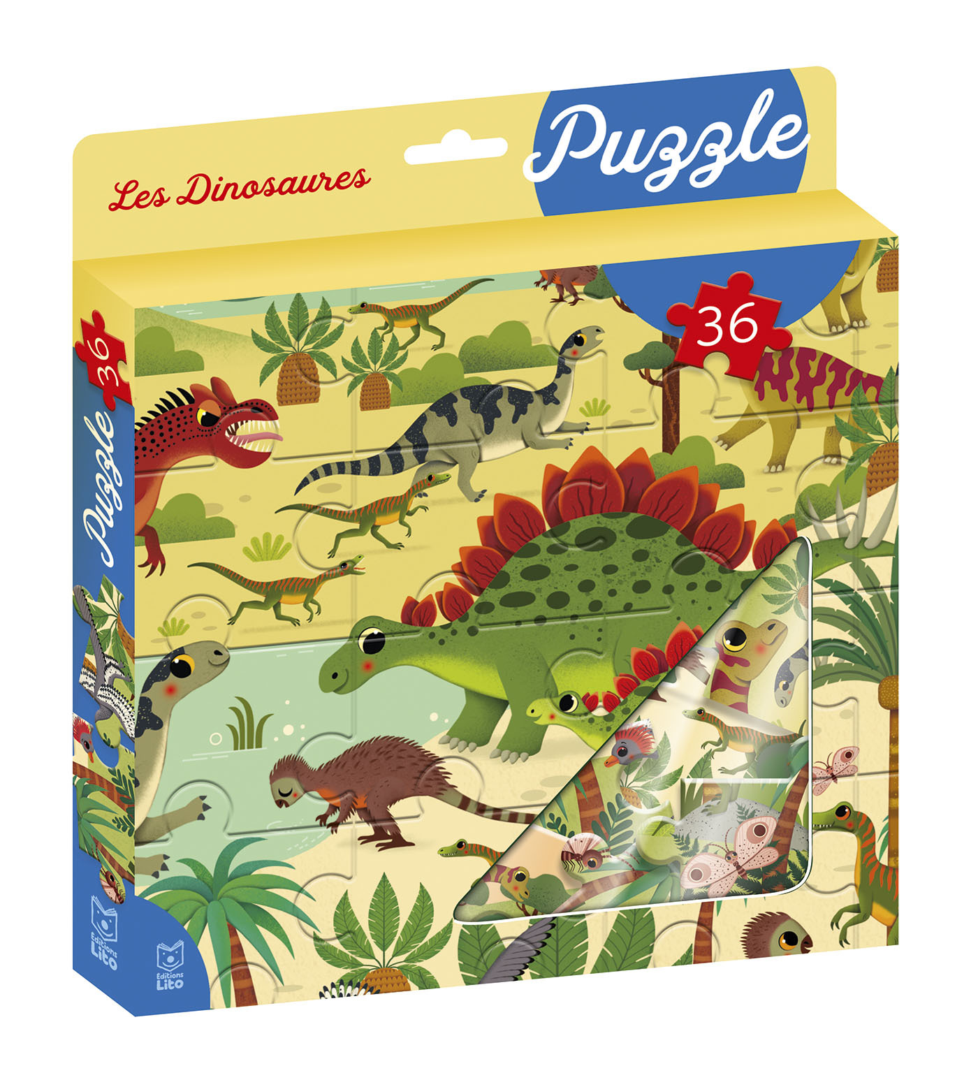 MA BOITE A PUZZLE36P DINOSAURE