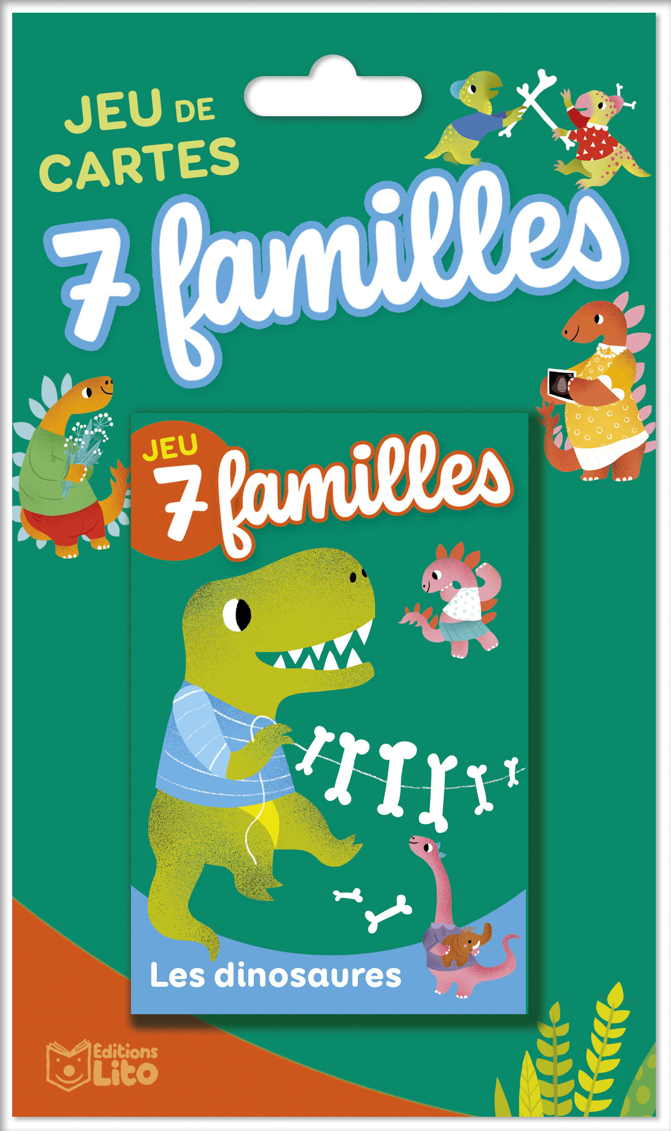 JEUX 7 FAMILLES LES DINOSAURES