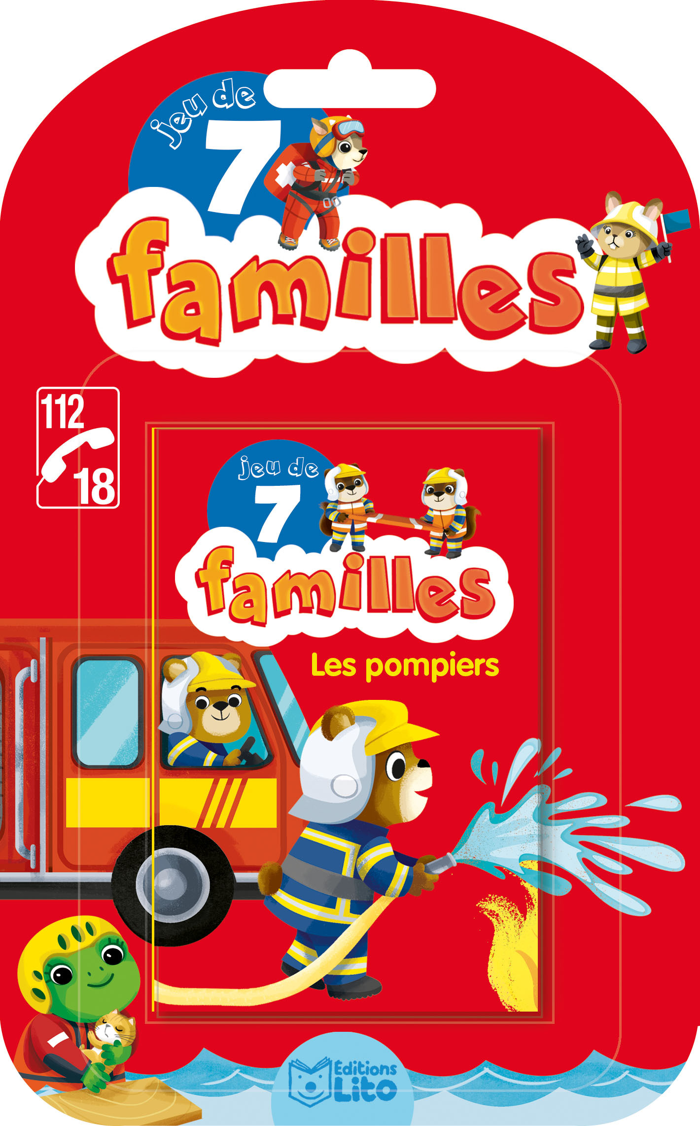 JEUX 7 FAMILLES POMPIERS