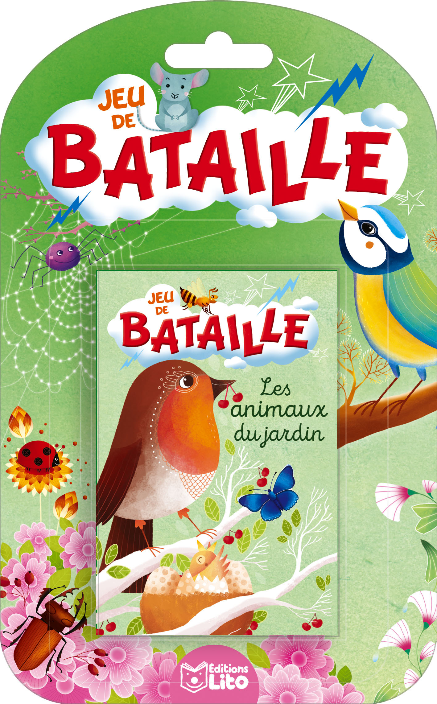 JEUX BATAILLE ANIMAUX JARDIN